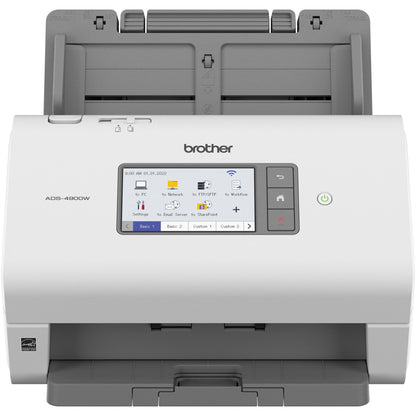 Brother ADS-4900W Sheetfed Scanner - 600 x 600 dpi Optical - 48-bit Color - 60 ppm (Mono) - 60 ppm (Color) - Duplex Scan