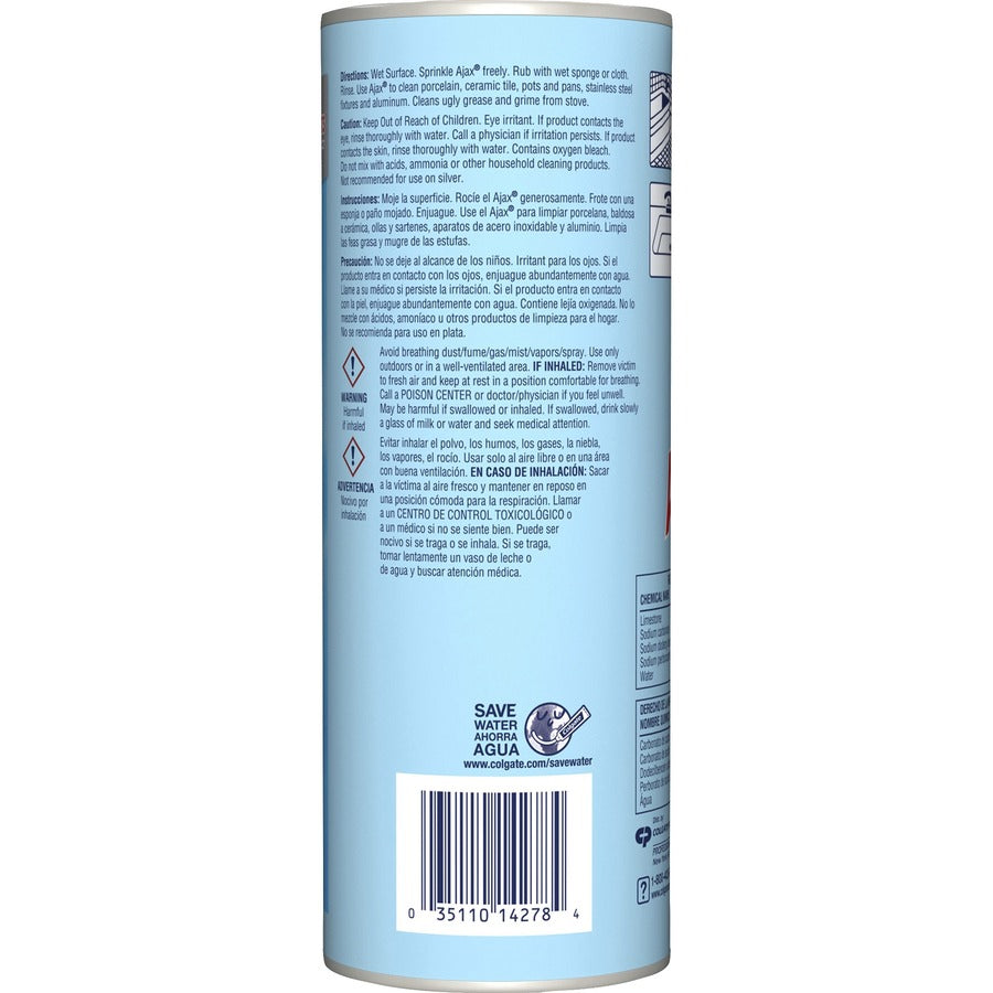 AJAX Oxygen Bleach Cleanser - 21 oz (1.31 lb) - Pleasant Scent - Heavy Duty - Blue - 1 Each