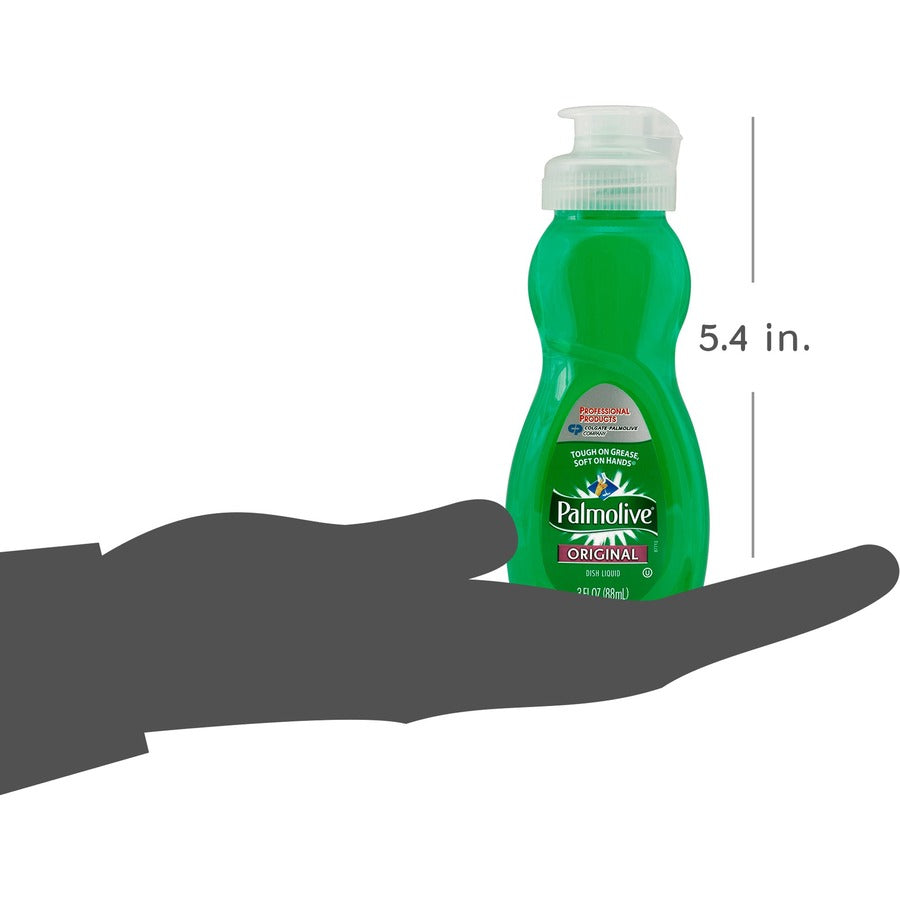 Palmolive Original Dish Liquid - 3 fl oz (0.1 quart) - Original Scent - Phosphate-free, pH Balanced - Green - 72 / Carto
