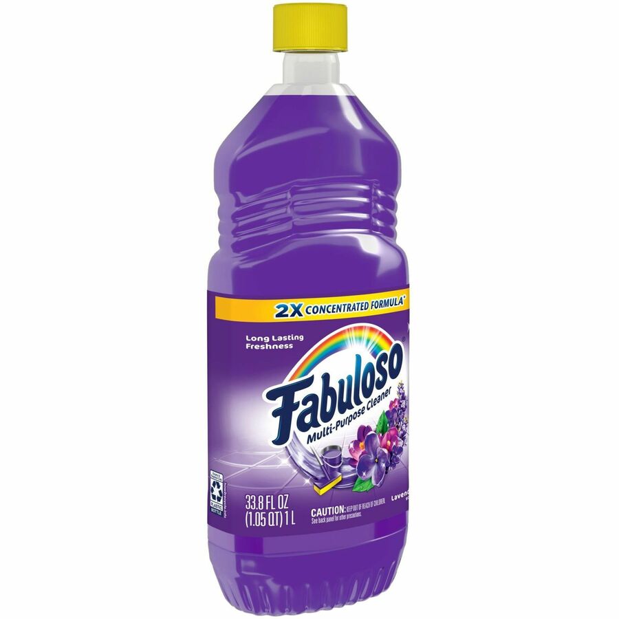 Fabuloso All-Purpose Cleaner - For Multipurpose, Multi Surface - 33.8 fl oz (1.1 quart) - Lavender Scent - 12 / Carton