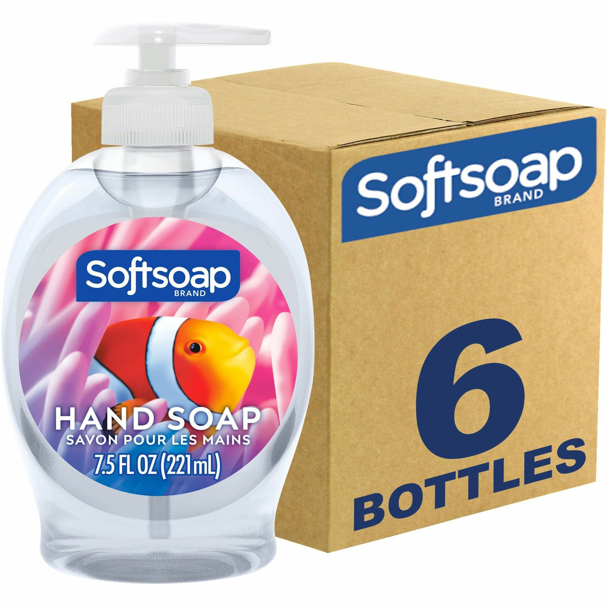Softsoap Aquarium Hand Soap - Fresh Scent Scent - 7.50 fl oz - Soil Remover, Bacteria Remover, Dirt Remover, Kill Germs 