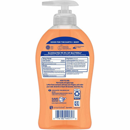 Softsoap Antibacterial Soap Pump - Crisp Clean Scent - 11.25 fl oz - Pump Bottle Dispenser - Bacteria Remover - 6 / Cart