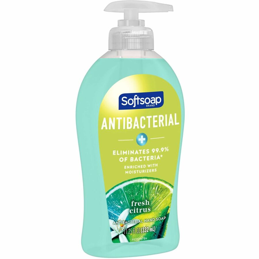 Softsoap Antibacterial Soap Pump - Fresh Citrus Scent - 11.25 fl oz - Pump Bottle Dispenser - Bacteria Remover - 6 / Car