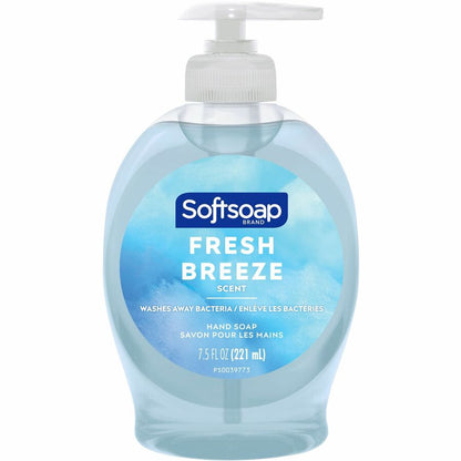 Softsoap Fresh Breeze Hand Soap - Fresh Breeze Scent - 7.50 fl oz - Pump Bottle Dispenser - Dirt Remover, Bacteria Remov
