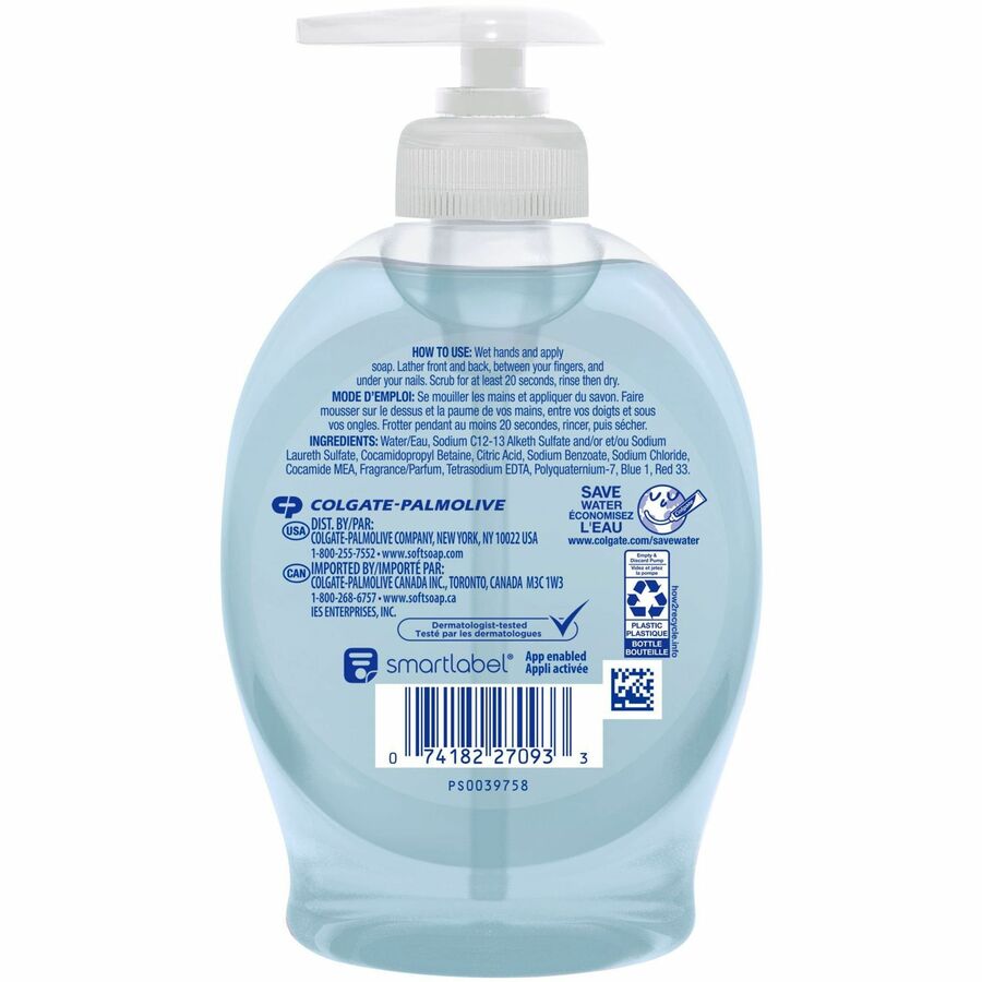 Softsoap Fresh Breeze Hand Soap - Fresh Breeze Scent - 7.50 fl oz - Pump Bottle Dispenser - Dirt Remover, Bacteria Remov