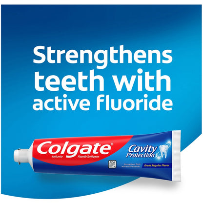Colgate Great Regular Flavor Toothpaste - White - 240 / Carton