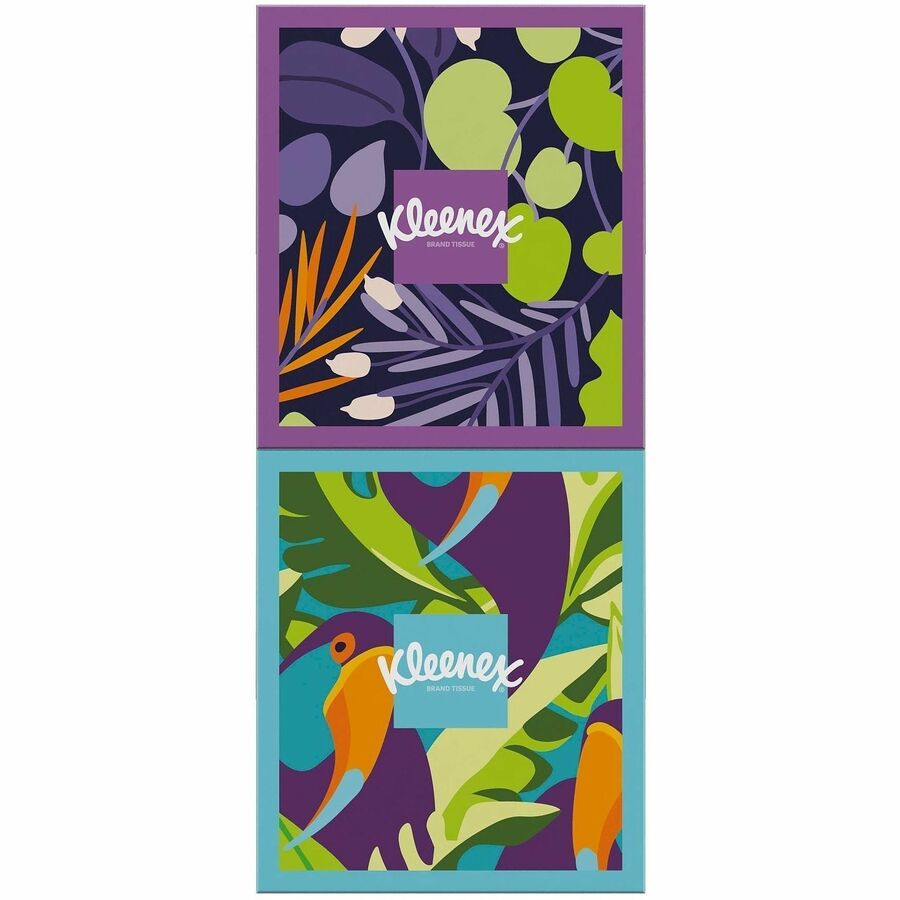 Kleenex Ultra Soft Tissues - 3 Ply - WhiteBox - 60/Box - 12 / Carton