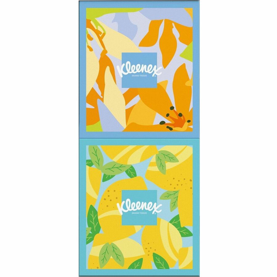 Kleenex Soothing Lotion Tissues - 3 Ply - WhiteBox - 60/Box - 4 / Pack