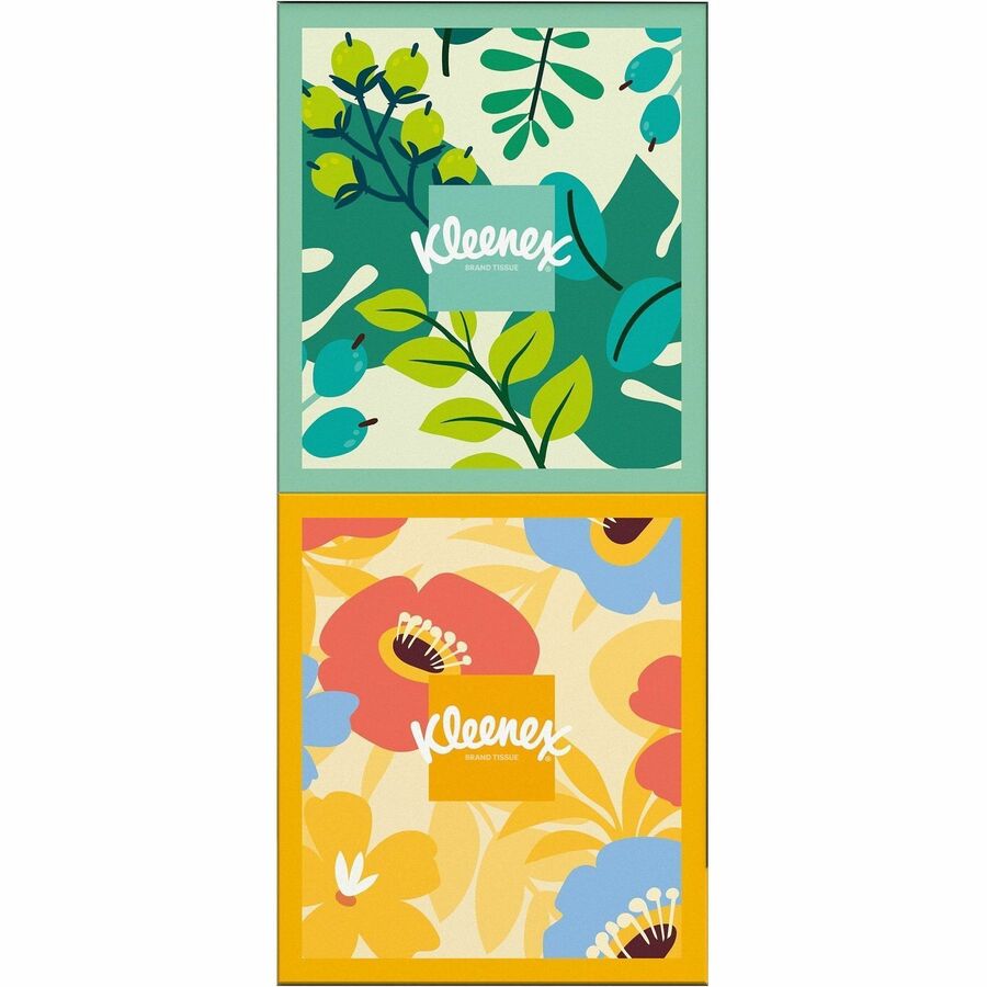 Kleenex Soothing Lotion Tissues - 3 Ply - WhiteBox - 60/Box - 4 / Pack