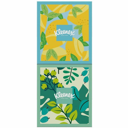 Kleenex Soothing Lotion Tissues - 3 Ply - WhiteBox - 60/Box - 4 / Pack