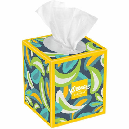 Kleenex Anti-viral Facial Tissue - 3 Ply - WhiteBox - 55/Box - 1 Each