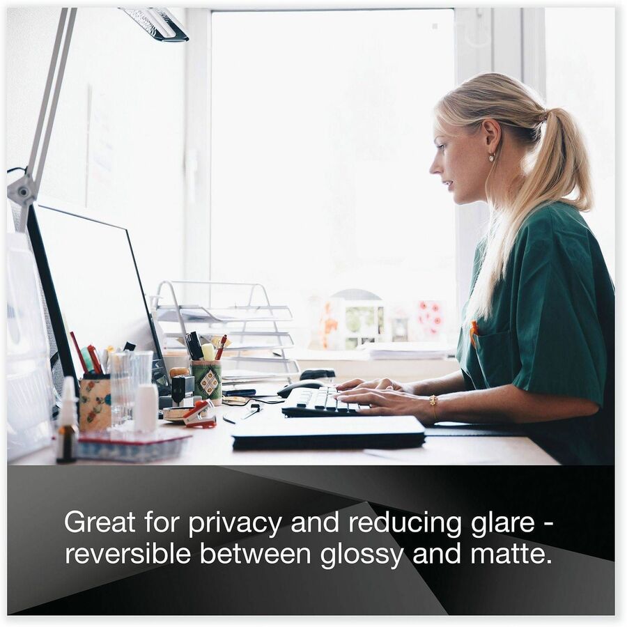 COMPLY Magnetic Attach Privacy Filter Black - For 23" Widescreen LCD Monitor - 16:9 - Scratch Resistant, Fingerprint Res