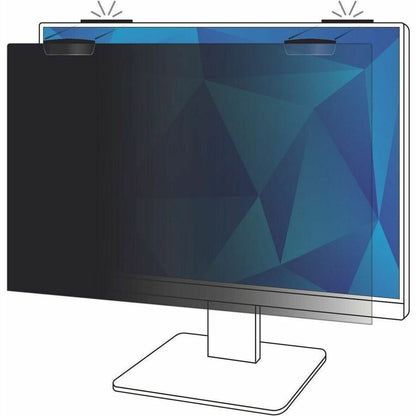 3M Privacy Screen Filter Black - For 27" Widescreen LCD Monitor - 16:9 - Scratch Resistant, Fingerprint Resistant - Anti