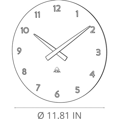 Alba Hormilena Wall Clock - Analog - Quartz - 1 Each