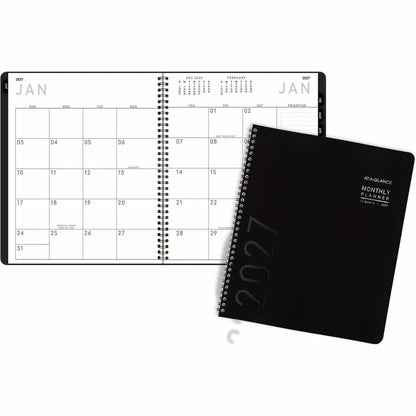 At-A-Glance Contemporary Lite Monthly Planner, Black, Large, 9" x 11" - Large - Monthly - 12 Month - January 2027 to Dec