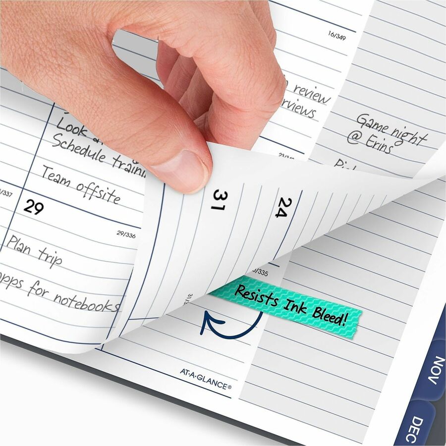 At-A-Glance DayMinder Monthly Planner - Large - Julian Dates - Monthly - 12 Month - January 2027 to December 2027 - 1 Ea