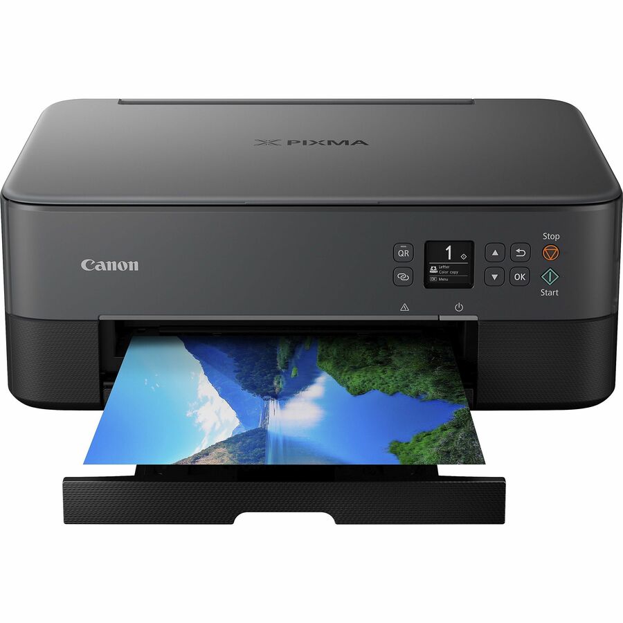 Canon TS6420A Wireless Inkjet Multifunction Printer - Color - Black - Copier/Printer/Scanner - 4800 x 1200 dpi Print - C