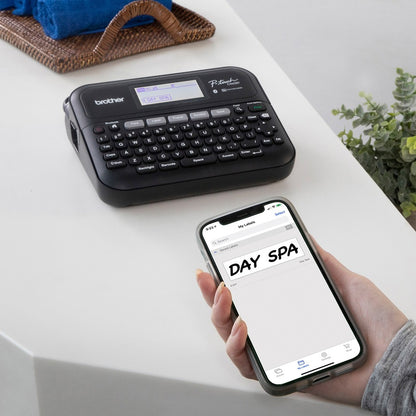 P-touch P-Touch PT-D460BT Label Printer Gray - Thermal Transfer - 1.18 in/s Mono - 16 Fonts - 180 dpi - Tape - 0.14" , 0