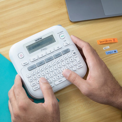 P-touch P-touch PT-D220 Home/Office Everyday Label Maker - Thermal Transfer - 0.79 in/s Mono - 14 Fonts - 180 dpi - Tape