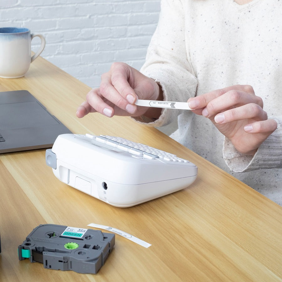 P-touch P-touch PT-D220 Home/Office Everyday Label Maker - Thermal Transfer - 0.79 in/s Mono - 14 Fonts - 180 dpi - Tape