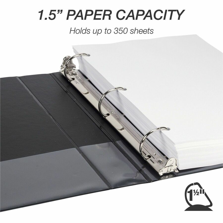 Samsill Durable View Binders - 1 1/2" Binder Capacity - Letter - 8 1/2" x 11" Sheet Size - 350 Sheet Capacity - Fastener