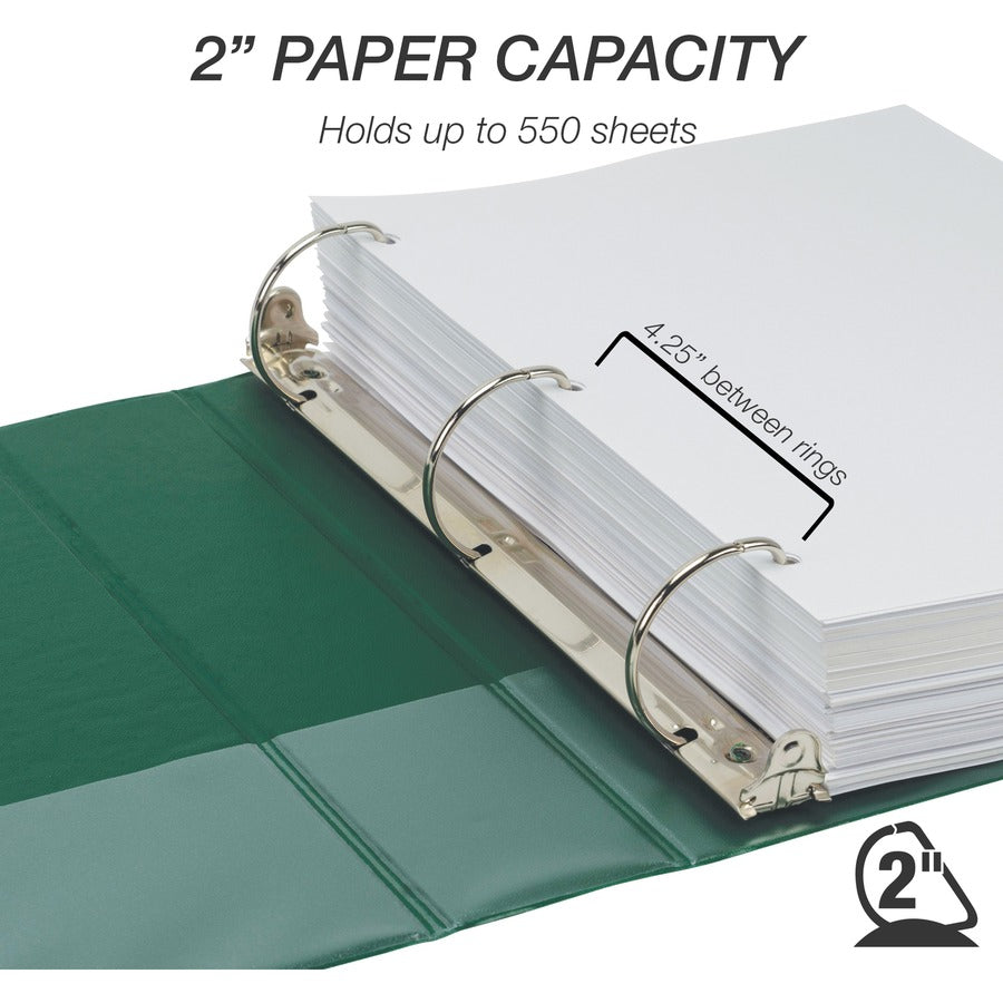 Samsill Durable View Ring Binder - 2" Binder Capacity - Letter - 8 1/2" x 11" Sheet Size - 475 Sheet Capacity - 3 Ring -