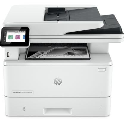 HP LaserJet Pro 4101fdw Wireless Laser Multifunction Printer - Monochrome - White - Copier/Fax/Printer/Scanner - 4800 x 