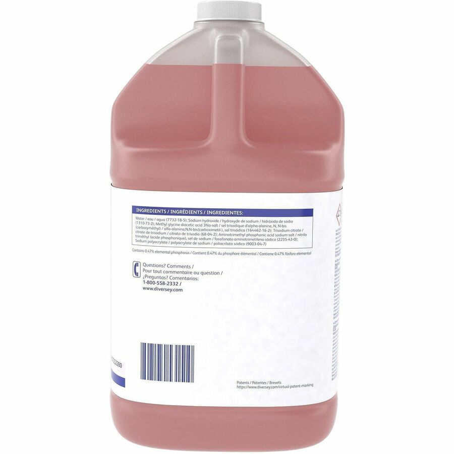 Suma Nova L6 - For Dish, Dishwasher - 128 fl oz (4 quart) - 11.5 to 13.9 pH - Characteristic, Ammonia Scent - 4 / Carton