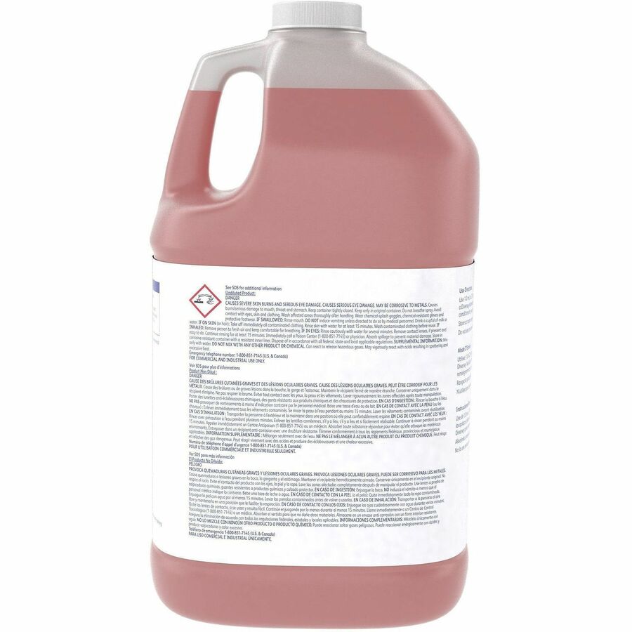 Suma Nova L6 - For Dish, Dishwasher - 128 fl oz (4 quart) - 11.5 to 13.9 pH - Characteristic, Ammonia Scent - 4 / Carton