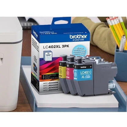 Brother Original High Yield Inkjet Ink Cartridge - Cyan, Magenta, Yellow - 3 / Pack