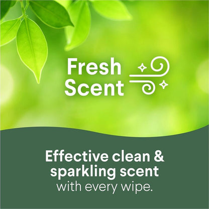 Clorox Bleach-Free Disinfecting WipesTo-Go Pack - Fresh Scent - Bleach-free, Disinfectant, Antibacterial, Disposable - W