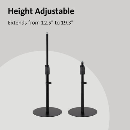 Kensington A1010 Telescoping Desk Stand - Desktop - Black - 1 Each