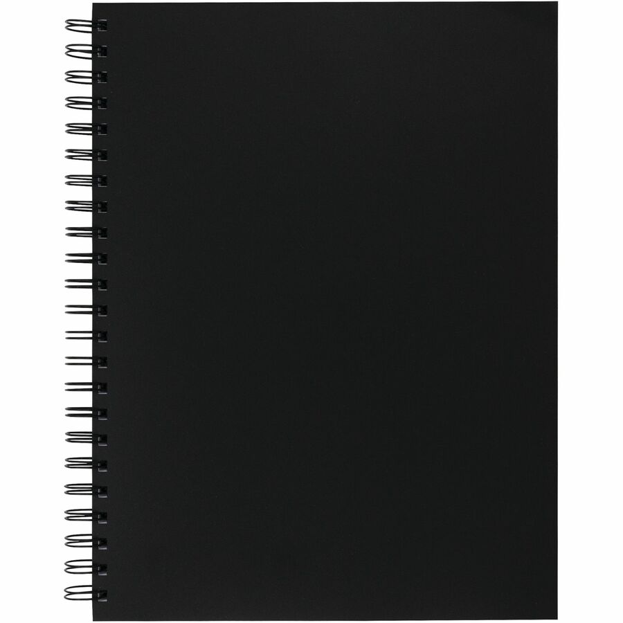 UCreate Poly Cover Sketch Book - 75 Sheets - Spiral - 70 lb Basis Weight - 12" x 9" Sheet Size - 12" Width x 9" Depth - 
