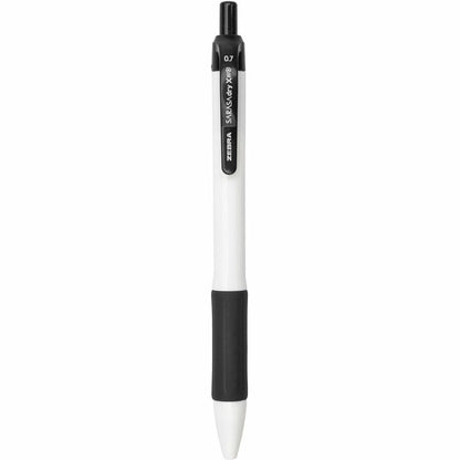SARASA dry X20+ Gel Retractable RDI - 0.7 mm Medium Conical Pen Point - Retractable - Black Ink - Gel-based - White Plas
