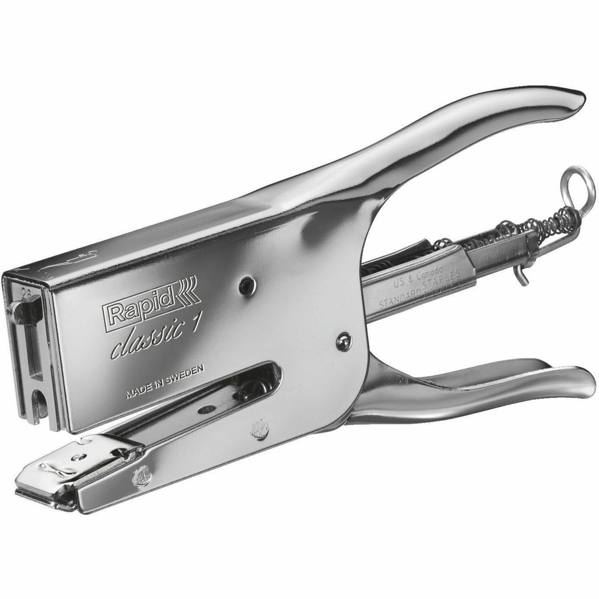 Rapid Classic K1 Plier Stapler - Staples Upto 50 Sheet - Staple Size: 0.25" , 0.31" - Back Loading - Metal