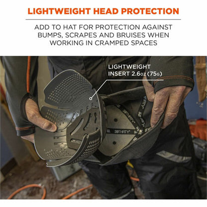 Ergodyne Universal Bump Cap Insert with Venting - Recommended for: Mechanic, Baggage Handling, Factory, Industrial - 1 E