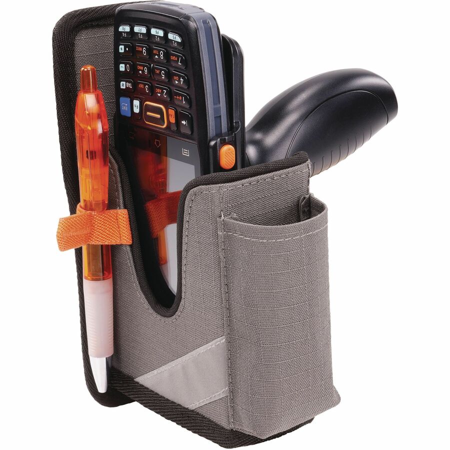 Ergodyne Squids 5541 Carrying Case Rugged (Holster) Bar Code Scanner, Mobile Computer, Pen - Gray - Drop Resistant, Abra
