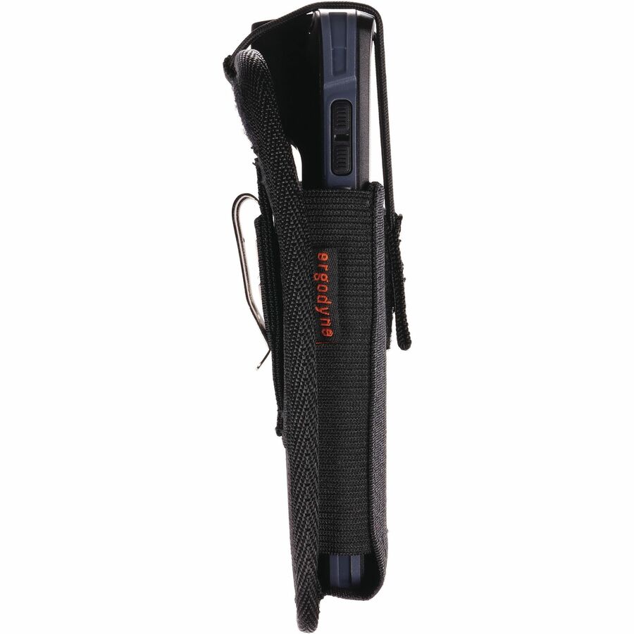 Ergodyne Squids 5544 Carrying Case (Holster) Bar Code Scanner, Mobile Computer, Cell Phone - Black - 1 Each