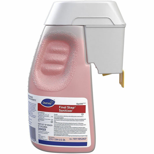 Suma Final Step Sanitizer - For Multipurpose, Multi Surface - Concentrate - Liquid - 84.5 fl oz (2.6 quart) - 7 pH - Qua