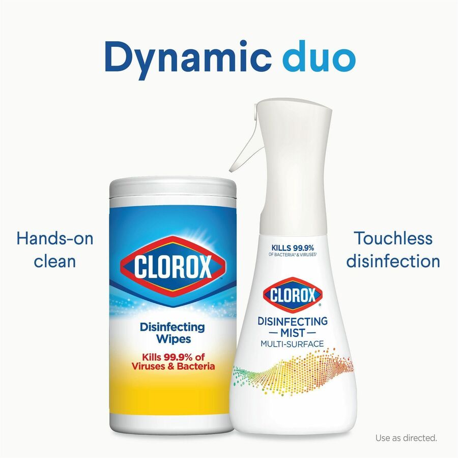 Clorox Disinfecting, Sanitizing & Antibacterial - 16 fl oz (0.5 quart) - Eucalyptus Peppermint Scent - Non-aerosol, Blea