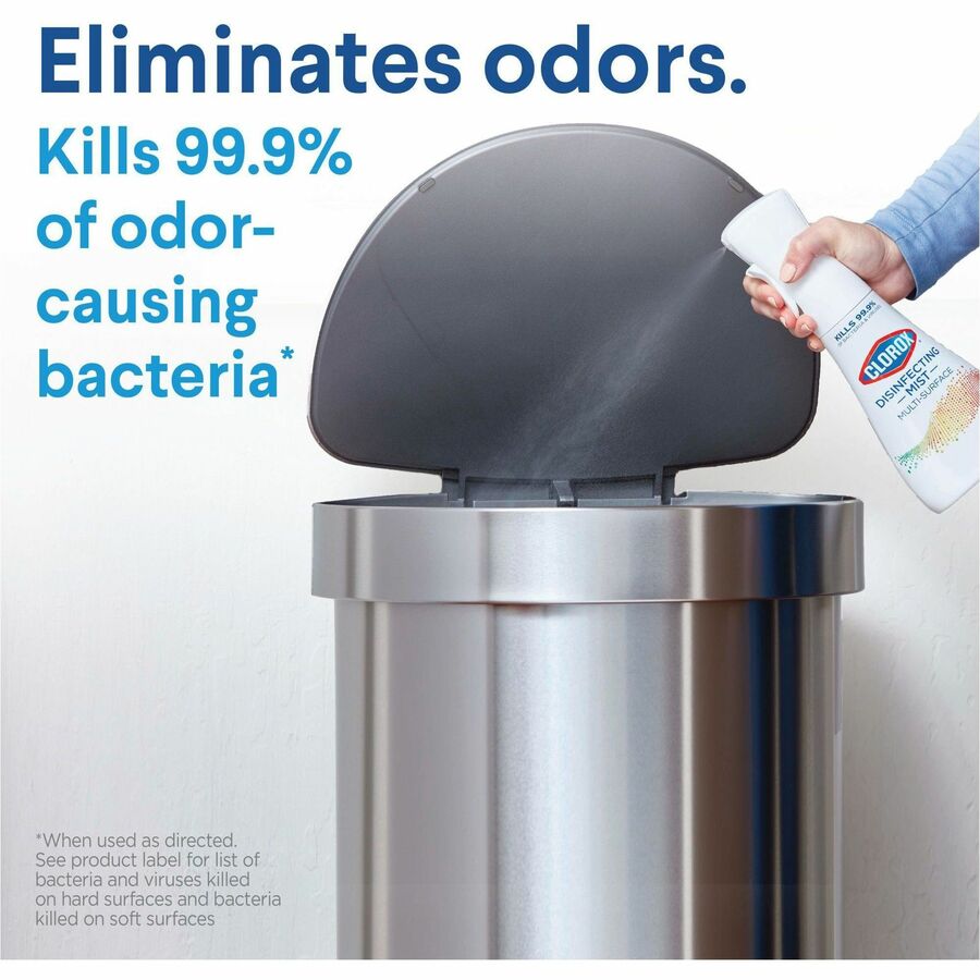 Clorox Disinfecting, Sanitizing & Antibacterial - 16 fl oz (0.5 quart) - Eucalyptus Peppermint Scent - Non-aerosol, Blea