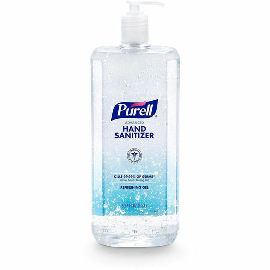 PURELL® Advanced Hand Sanitizer Gel - 1.59 quart - Pump Bottle Dispenser - Kill Germs - Hand, Reception, Classroom, Outd