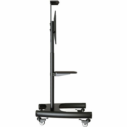Rocelco VSTC Standard TV Cart - 100 lb Load Capacity - 4 Casters - 2.50" Caster Size - Steel Frame - Black - 32" to 70" 