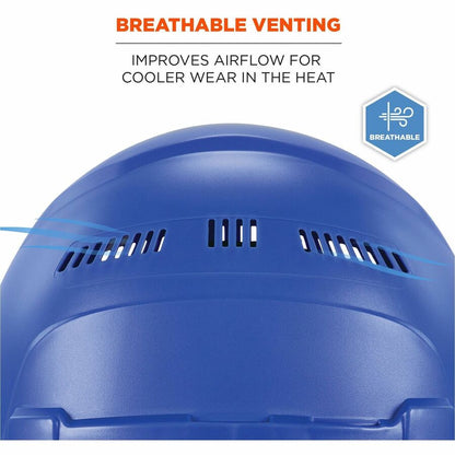 Ergodyne 8966 Lightweight Cap-Style Hard Hat - Recommended for: Head, Construction, Oil & Gas, Forestry, Mining, Utility