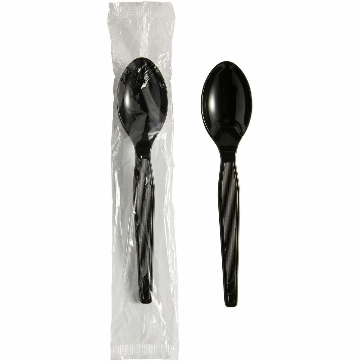 Dixie Cutlery Set - Spoon - Spoon - Food - Disposable - Plastic, Polystyrene - Black - 1000 / Carton