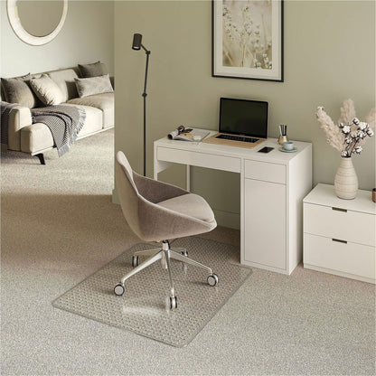 ES ROBBINS Everlife Chairmat w/Lip - Chair, Home, Office, Medium Pile Carpet36" Width x 48" Depth - Lip Size 10" Length 