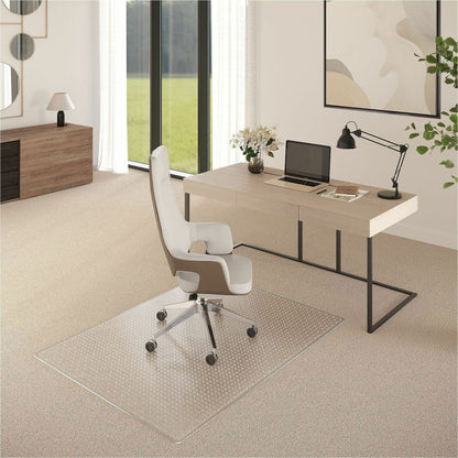 ES ROBBINS Everlife Chairmat - Chair, Home, Office, Medium Pile Carpet - 46" Width x 60" Depth - Rectangular - Vinyl - C