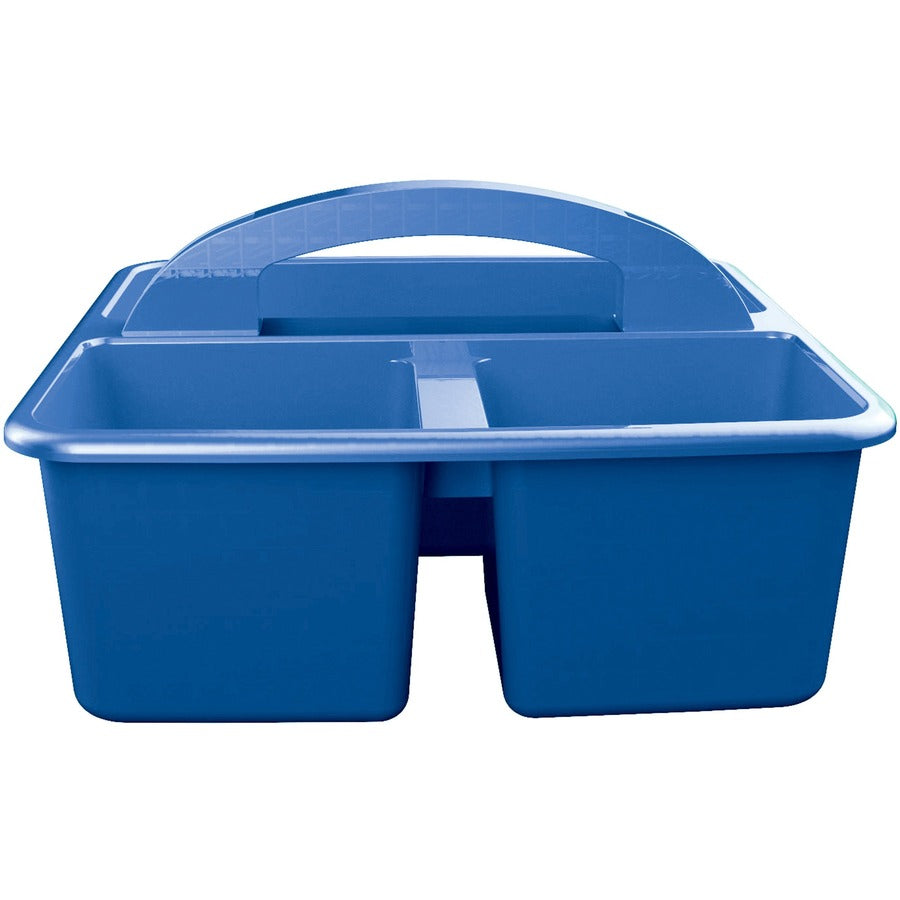 Deflecto Antimicrobial Kids Storage Caddy - 3 Compartment(s) - 5.34" Height x 9.37" Width x 9.32" Depth - 1 Each