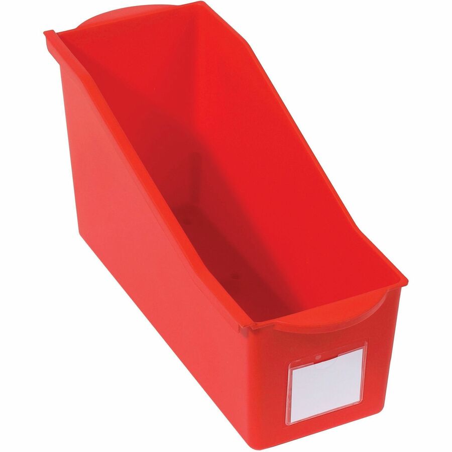 Deflecto Antimicrobial Kids Book Bin - 7.35" Height x 14.20" Width x 5.34" Depth - 1 Each