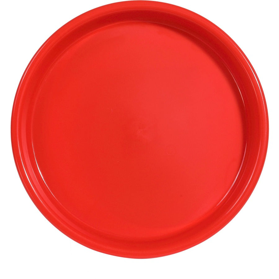 Deflecto Kids Antimicrobial Round Craft Tray - Accessories, Art, Craft - 1.61" Height x 13.07" Width x 13.07" Depth - Re